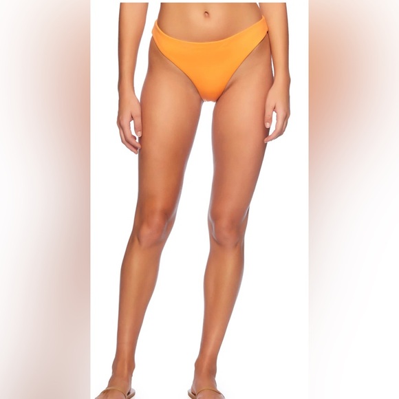 NWT Susana Monaco Bikini Bottom in Nectarine Orange - Picture 1 of 7